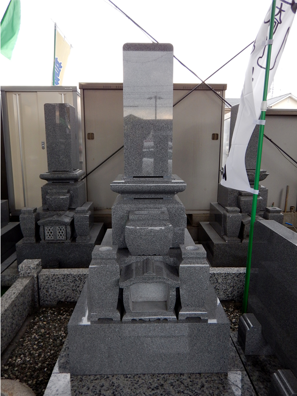 グレー御影石細目(岡崎産最高級)